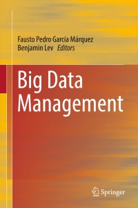 Cover image: Big Data Management 9783319454979