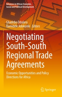 Omslagafbeelding: Negotiating South-South Regional Trade Agreements 9783319455686