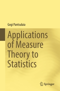 Cover image: Applications of Measure Theory to Statistics 9783319455778