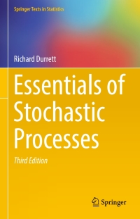 Cover image: Essentials of Stochastic Processes 3rd edition 9783319456133