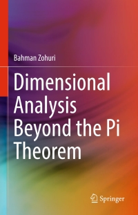 Cover image: Dimensional Analysis Beyond the Pi Theorem 9783319457253