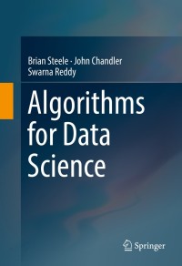 Imagen de portada: Algorithms for Data Science 9783319457956