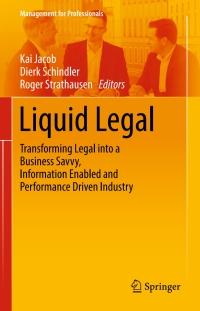 表紙画像: Liquid Legal 9783319458670