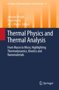 Cover image: Thermal Physics and Thermal Analysis 9783319458977