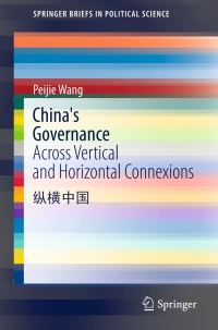 Imagen de portada: China's Governance 9783319459127