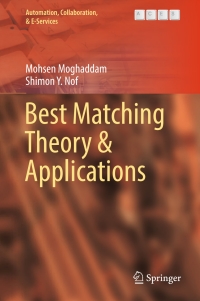 Cover image: Best Matching Theory & Applications 9783319460697
