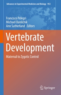 Cover image: Vertebrate Development 9783319460932
