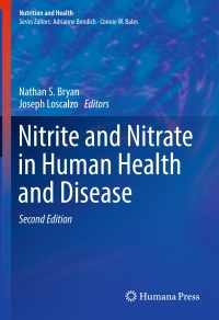 Imagen de portada: Nitrite and Nitrate in Human Health and Disease 2nd edition 9783319461878