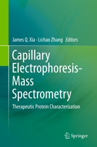 Cover image: Capillary Electrophoresis-Mass Spectrometry 9783319462387