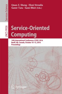 Imagen de portada: Service-Oriented Computing 9783319462943