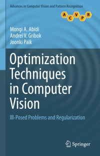 Cover image: Optimization Techniques in Computer Vision 9783319463636