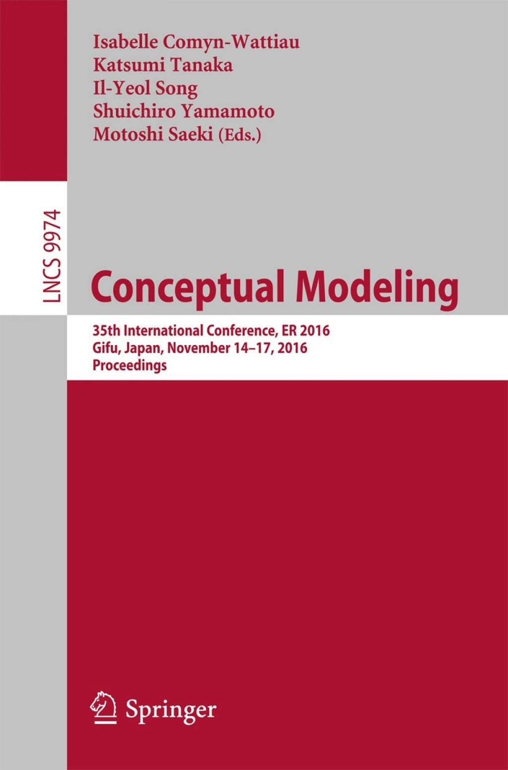 ISBN 9783319463964 product image for Conceptual Modeling (eBook Rental) | upcitemdb.com