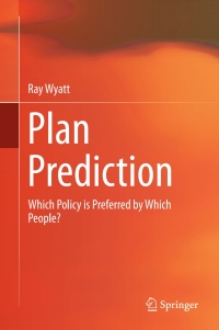 Titelbild: Plan Prediction 9783319464299