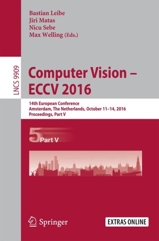 Imagen de portada: Computer Vision – ECCV 2016 9783319464534