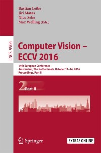 Imagen de portada: Computer Vision – ECCV 2016 9783319464749