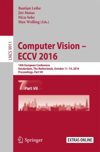 Imagen de portada: Computer Vision – ECCV 2016 9783319464770