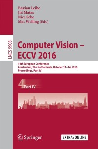 Immagine di copertina: Computer Vision – ECCV 2016 9783319464923