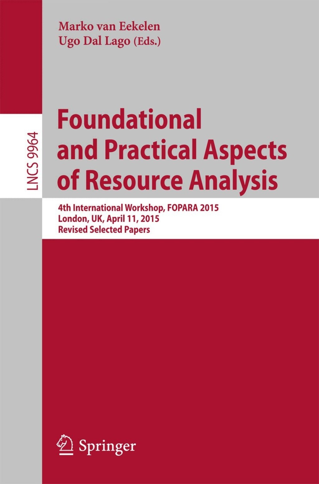 ISBN 9783319465586 product image for Foundational and Practical Aspects of Resource Analysis (eBook Rental) | upcitemdb.com