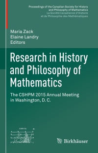 Cover image: Research in History and Philosophy of Mathematics 9783319432694