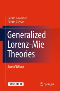 Cover image: Generalized Lorenz-Mie Theories 2nd edition 9783319468723