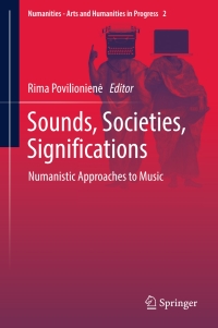 Cover image: Sounds, Societies, Significations 9783319470597