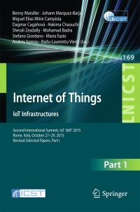 Cover image: Internet of Things. IoT Infrastructures 9783319470627
