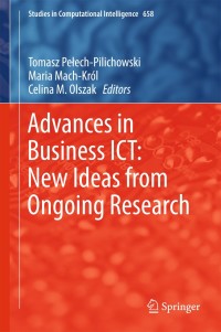 Titelbild: Advances in Business ICT: New Ideas from Ongoing Research 9783319472072