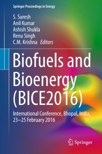صورة الغلاف: Biofuels and Bioenergy (BICE2016) 9783319472553