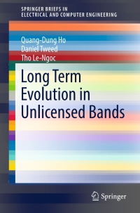 Cover image: Long Term Evolution in Unlicensed Bands 9783319473451