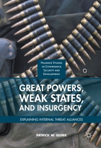 Cover image: Great Powers, Weak States, and Insurgency 9783319474182