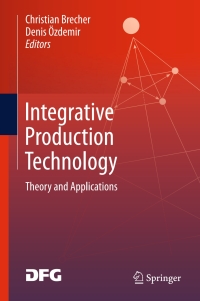 Cover image: Integrative Production Technology 9783319474519