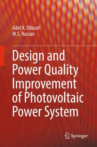 Cover image: Design and Power Quality Improvement of Photovoltaic Power System 9783319474632