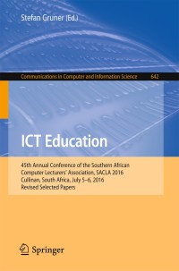 表紙画像: ICT Education 9783319476797