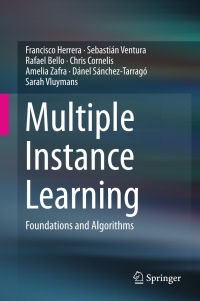 Cover image: Multiple Instance Learning 9783319477589