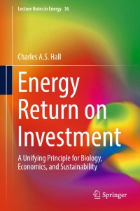 Cover image: Energy Return on Investment 9783319478203