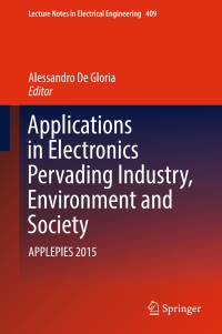 Cover image: Applications in Electronics Pervading Industry, Environment and Society 9783319479125