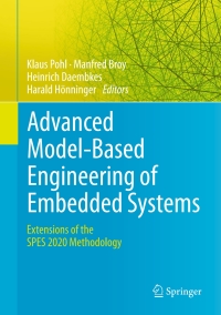 Cover image: Advanced Model-Based Engineering of Embedded Systems 9783319480022