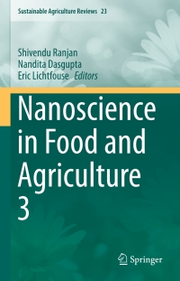 Cover image: Nanoscience in Food and Agriculture 3 9783319480084