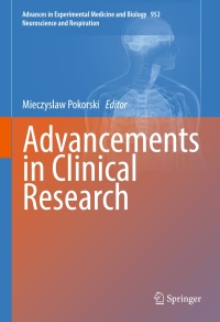 Imagen de portada: Advancements in Clinical Research 9783319480329