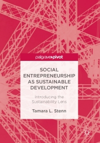 Cover image: Social Entrepreneurship as Sustainable Development 9783319480596