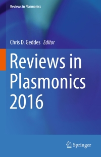 Imagen de portada: Reviews in Plasmonics 2016 9783319480800