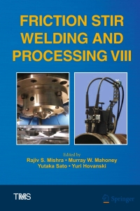 Cover image: Friction Stir Welding and Processing VIII 9781119082491