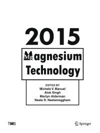 Cover image: Magnesium Technology 2015 9781119082439