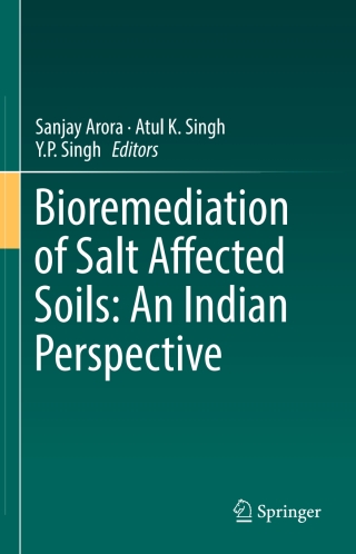 Cover image: Bioremediation of Salt Affected Soils: An Indian Perspective 9783319482569