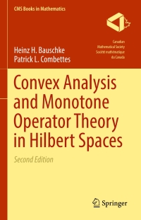 Cover image: Convex Analysis and Monotone Operator Theory in Hilbert Spaces 2nd edition 9783319483108