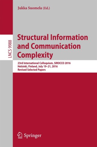 Omslagafbeelding: Structural Information and Communication Complexity 9783319483139