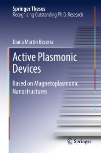 Titelbild: Active Plasmonic Devices 9783319484105