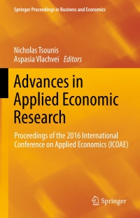 صورة الغلاف: Advances in Applied Economic Research 9783319484532