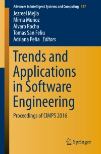Cover image: Trends and Applications in Software Engineering 9783319485225