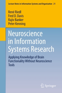 Imagen de portada: Neuroscience in Information Systems Research 9783319487540